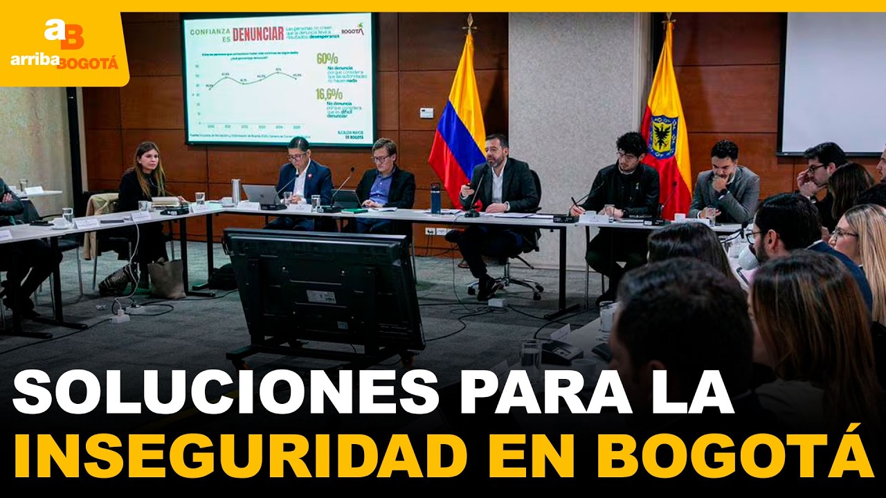 Galán, congresistas y secretarios buscan solución a la inseguridad en Bogotá | CityTv | ArribaBogotá