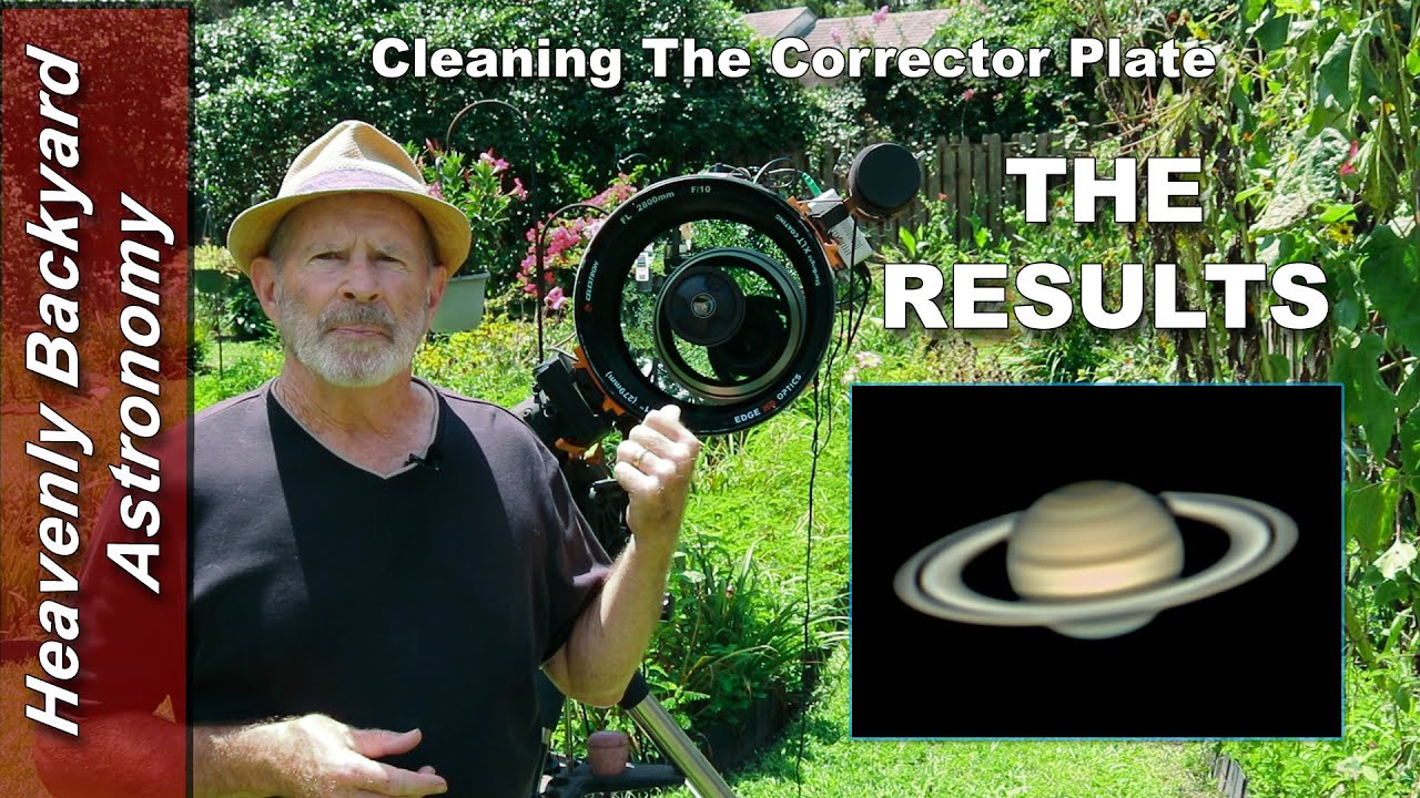 The Results from Cleaning the Inside of the Corrector Plate