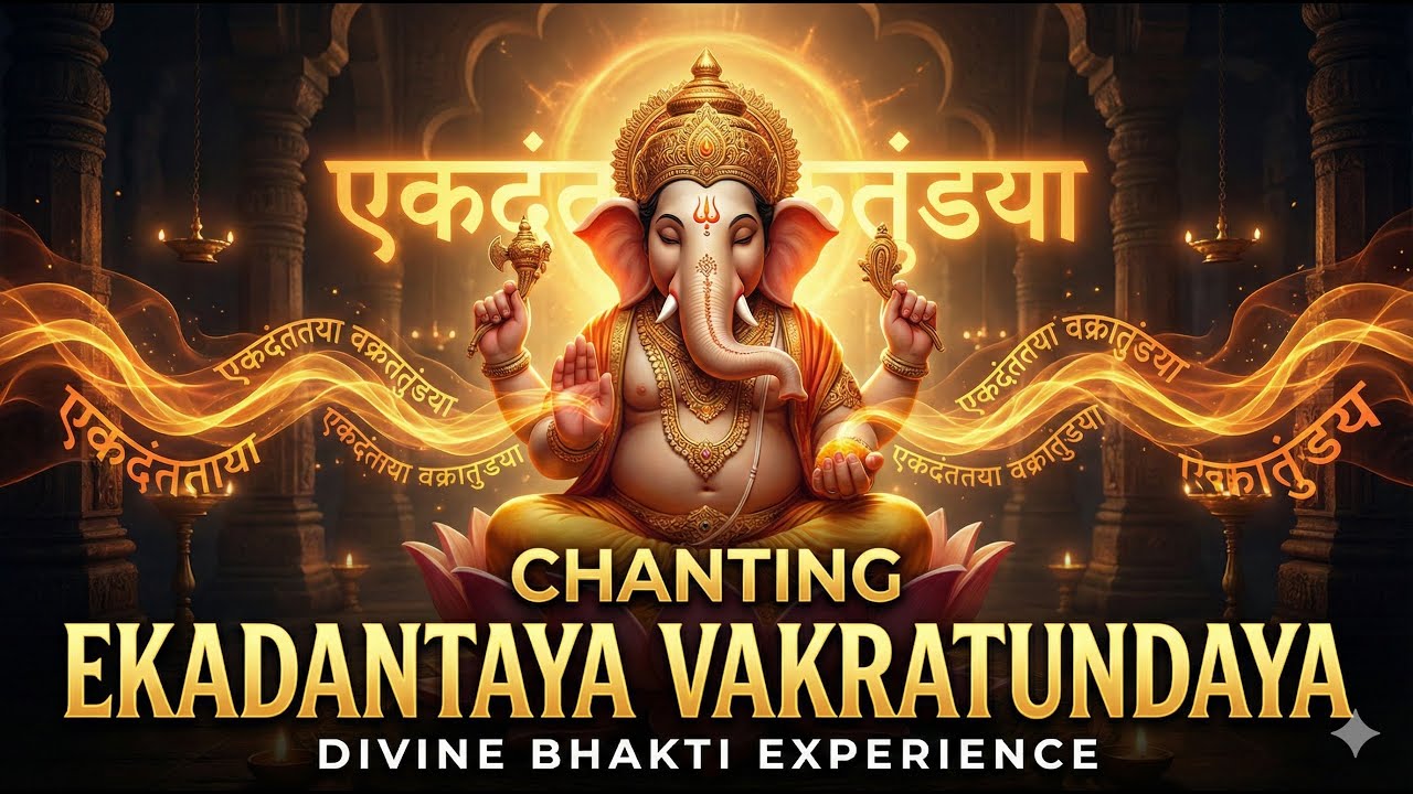 Ekadantaya Vakratundaya | Powerful Ganesh Mantra | Telugu Bhakti Song