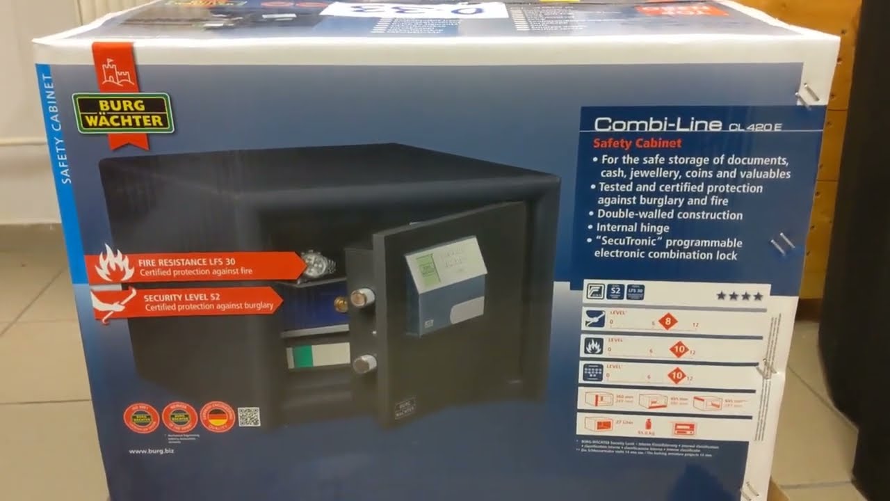 Burg Wächter Tresor schließt nicht richtig.  Combi Line CL 420 E