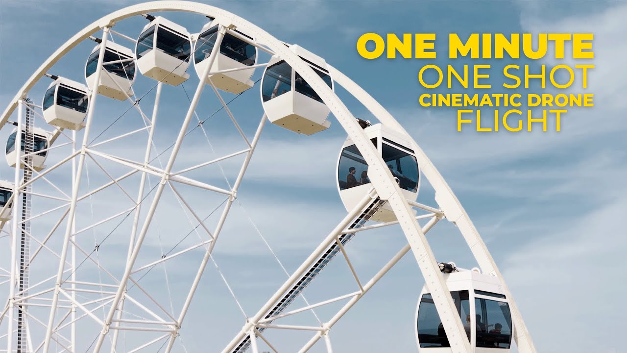 EPIC One Minute - One Shot | Cinematic One Take Around Ferris Wheel | DJI Air 3s