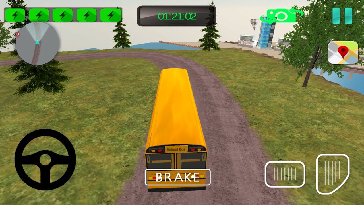 Offroad School Bus Driver (by Imperial Arts Pty Ltd) Android Gameplay [HD]
