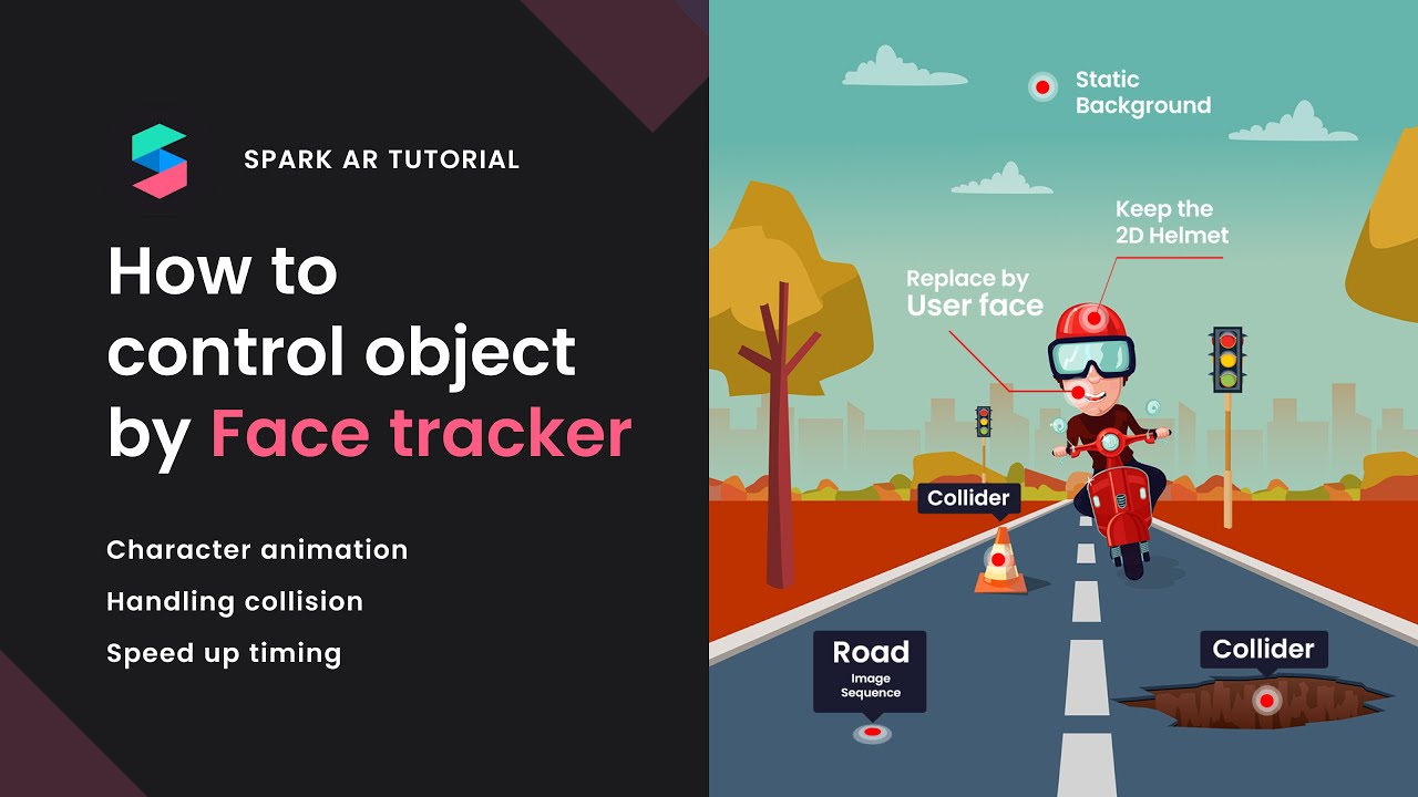 Spark AR tutorial [Updated]: How to control object by FaceTracker (part1)