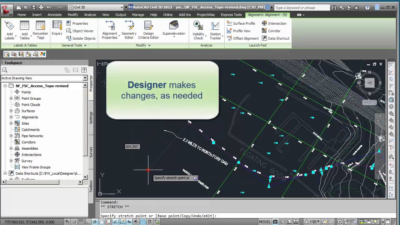 Using Civil 3D within ProjectWise (short version)