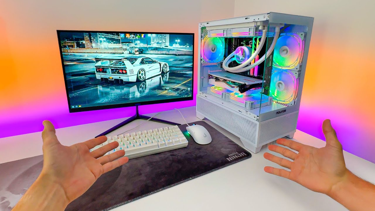 Montei o PC GAMER CUSTO BENEFICIO que RODA TUDO
