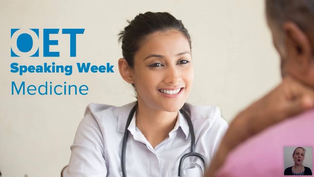Speaking Week: Medicine 2020 (NEW SAMPLE TEST)