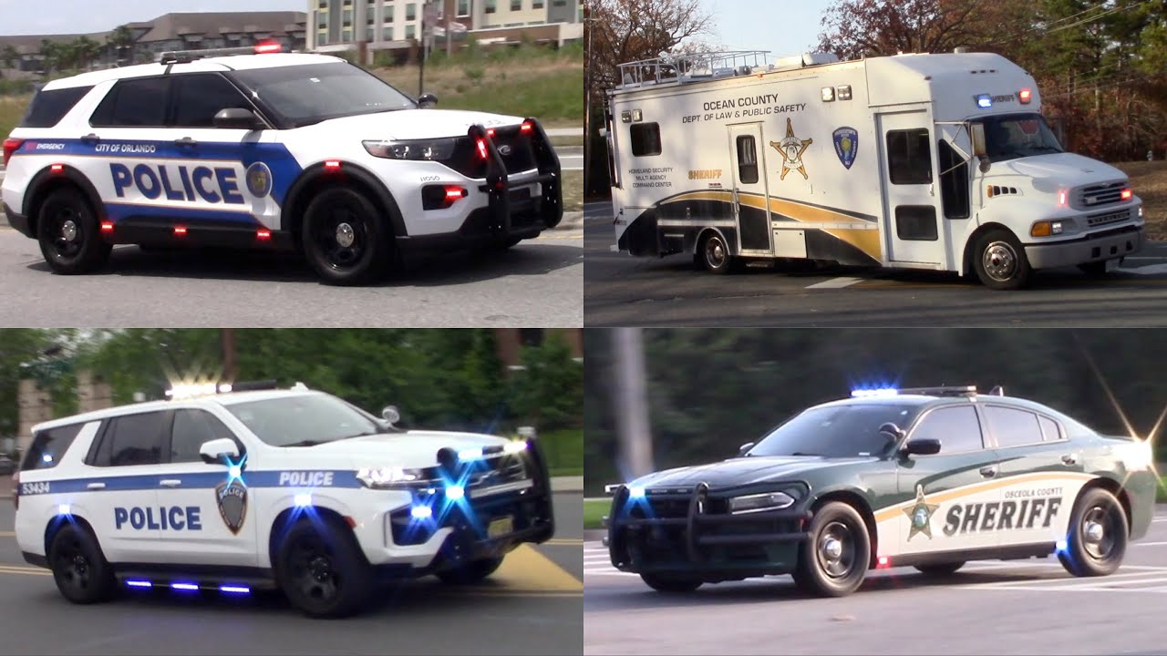 Police Cars Responding Compilation Part 24