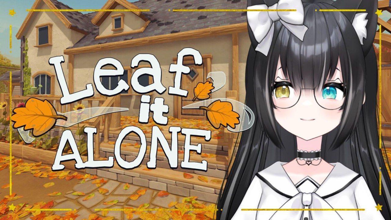 【Leaf it Alone】落ち葉を拾うチルゲーム🎶【#夢色ネオ/#Vtuber】