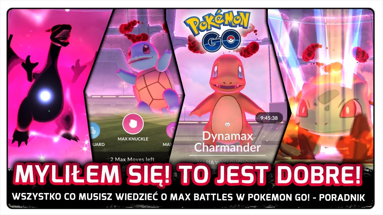 MYLIŁEM SIĘ! TO JEST DOBRE! ZROBIŁEM WSZYSTKIE DYNAMAX MAX BATTLES W POKEMON GO!