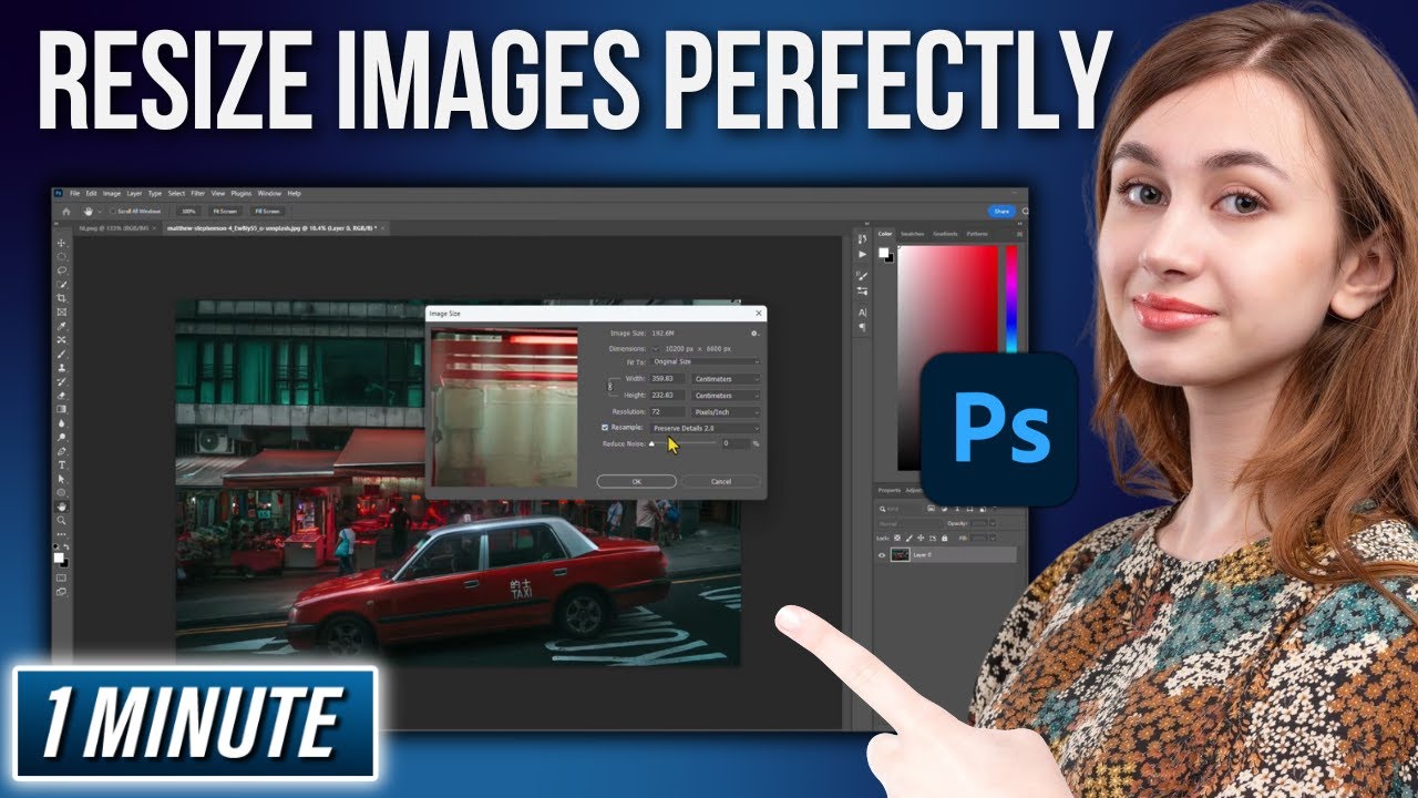 How to Resize Images in Photoshop and keep the Quality