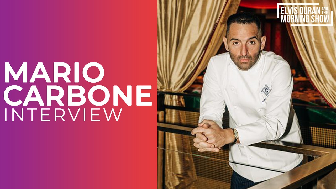 Mario Carbone Compares Restaurants To Theatre! Plus Talks Carbone Beach 2026 | Elvis Duran Show