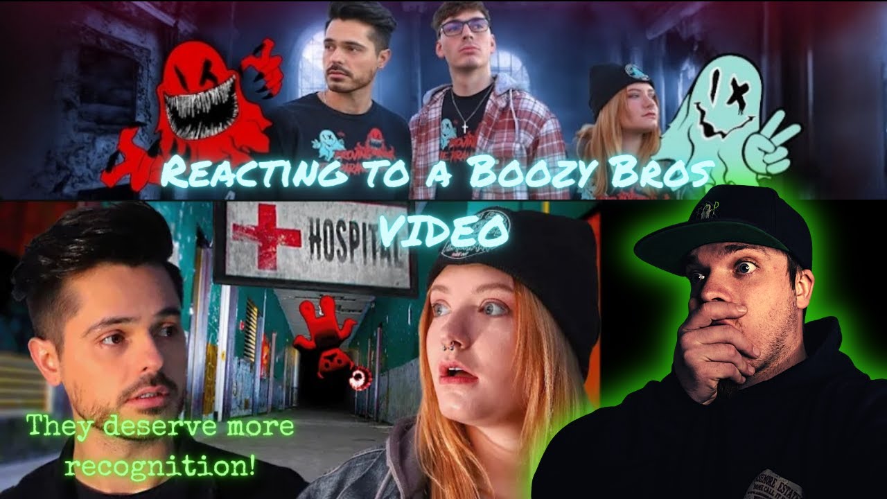 Reacting to Boozy Bros Exploring an Abandoned HAUNTED Hospital