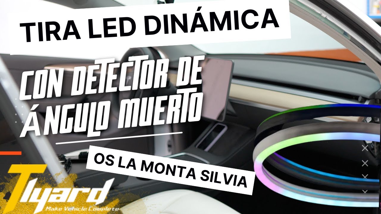Tira LED Dinámica con indicador de ángulo muerto.  Silvia os la monta!