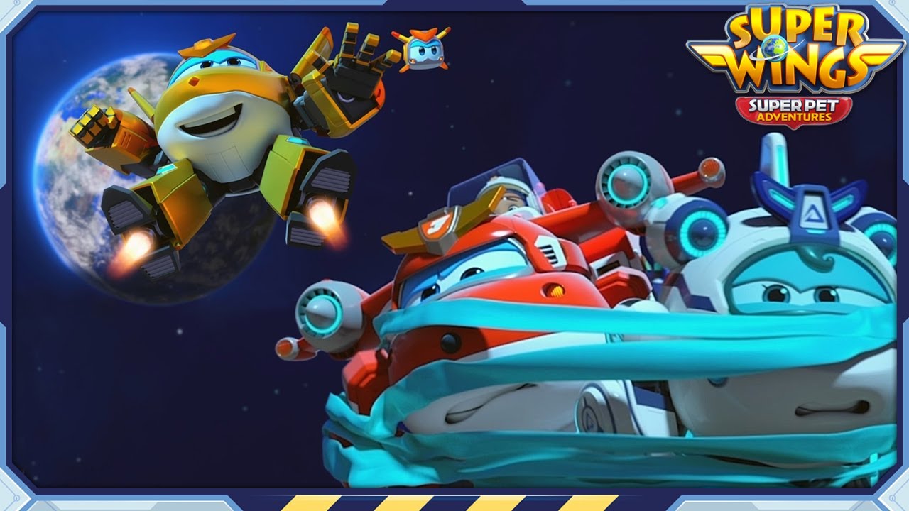 [SUPERWINGS7] Космический День Рождения | Суперкрылья Суперпет Приключения | S7 ЭП12 | Super Wings