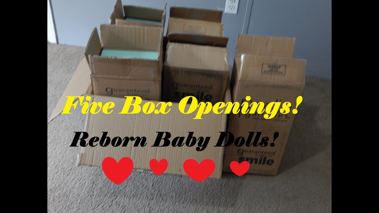 5 New Box Openings Of Reborn Baby Dolls!! WOW!!!