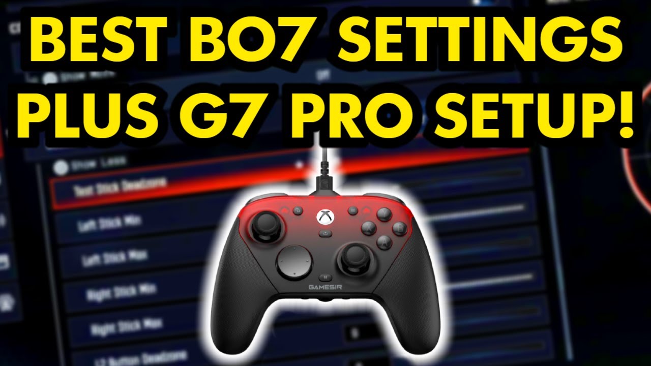 ЛУЧШИЕ настройки Black Ops 7 ПЛЮС настройка GameSir G7 Pro!