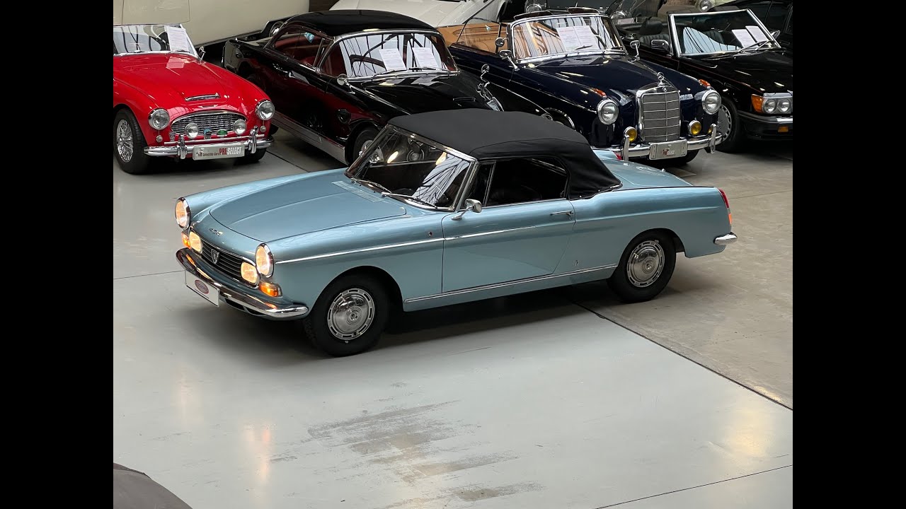 Präsentation Peugeot 404 Superluxe Injection Cabriolet, 1968