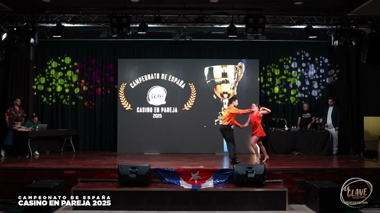 Campeonato de España Casino en pareja - La Clave Festival 2025 -  presentación de Adrià y Sara