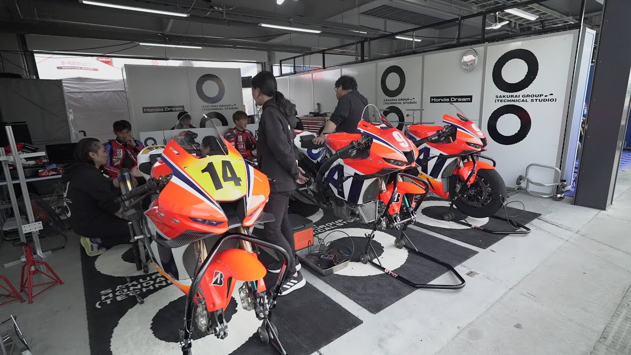 2025全日本ロードレース選手権Rd.2SUGO　JSB1000クラスにCBR1000RR-RSP2台体制で挑むHondaDreamRT桜井ホンダの様子をお届けします！