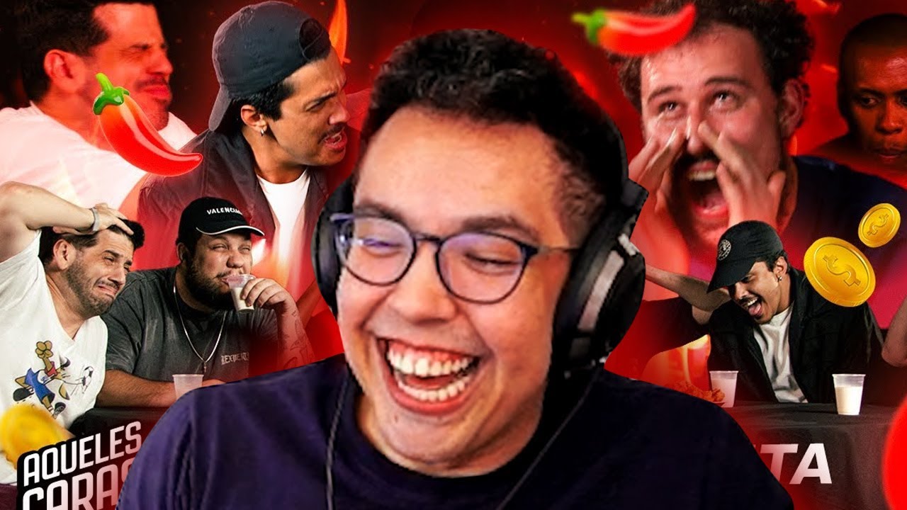 YETZ REACT | AQUELES CARAS, DESAFIO DA PIMENTA (VALENDO $$$$!)