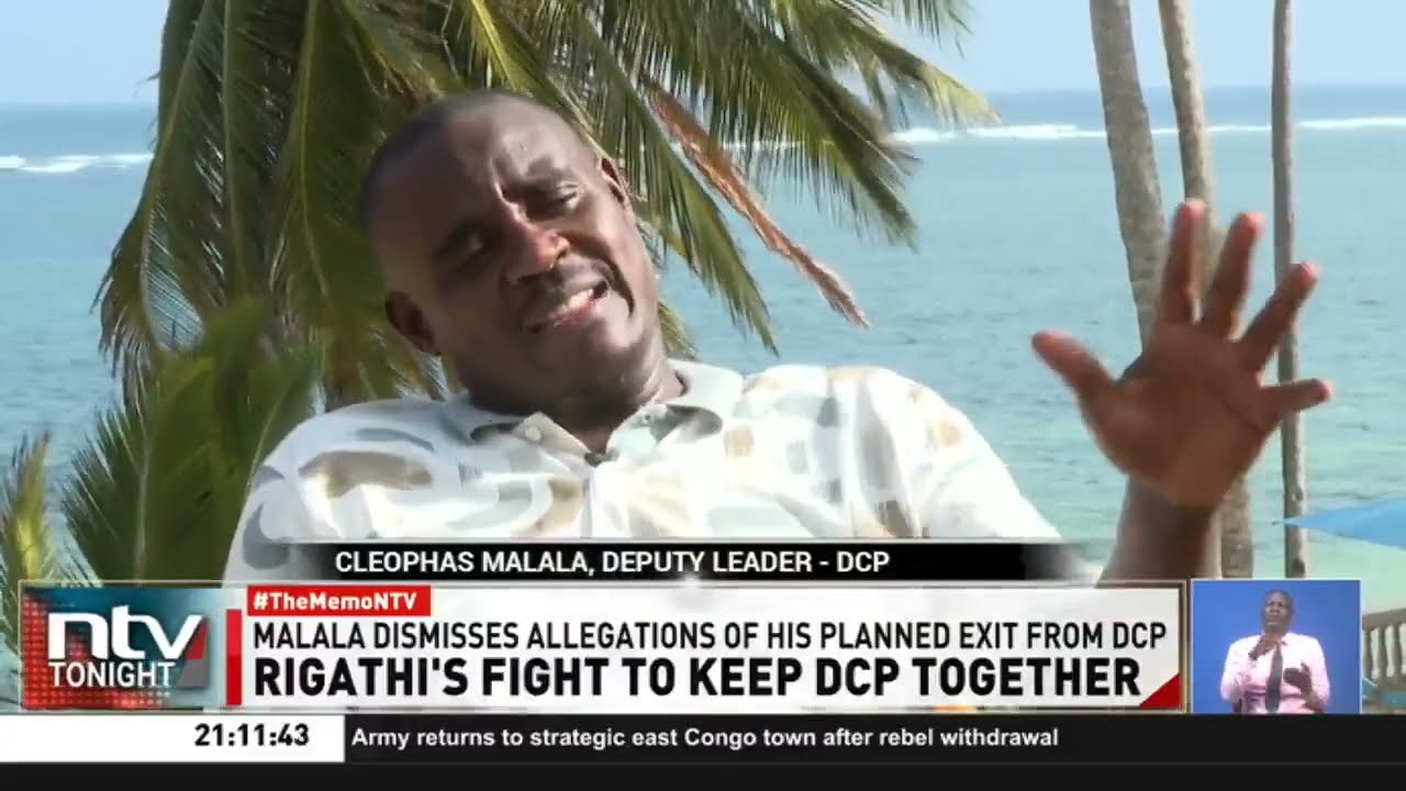 DCP deputy leader Cleophas Malala dismisses claims that he has exited the party