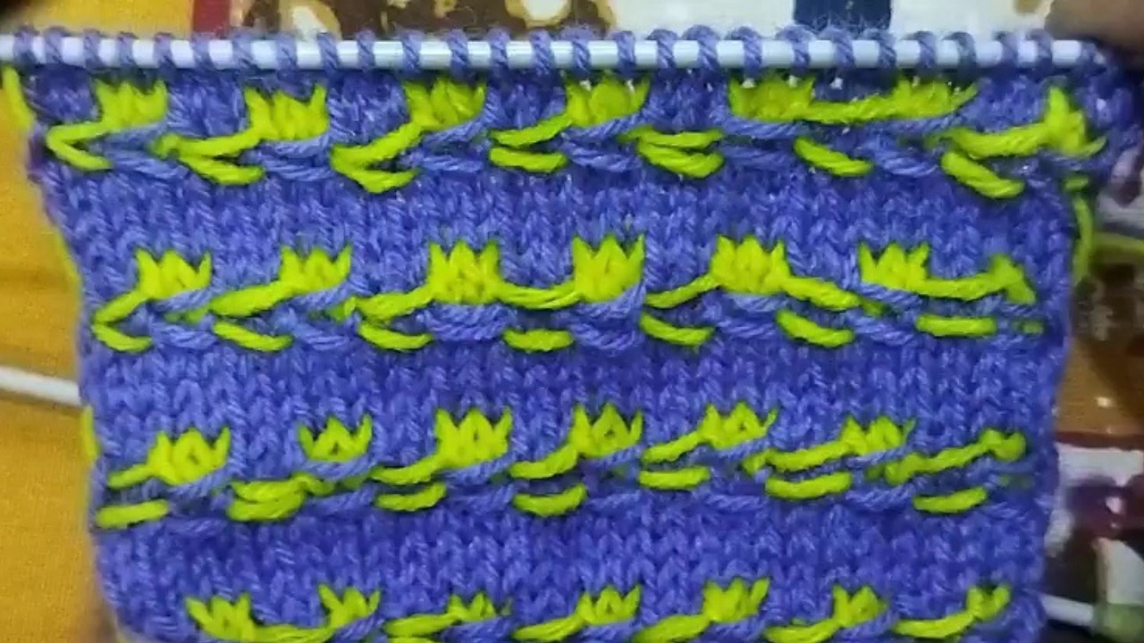 Easy Two-Color Sweater Design | Knitting Pattern for Ladies, Gents & Babie