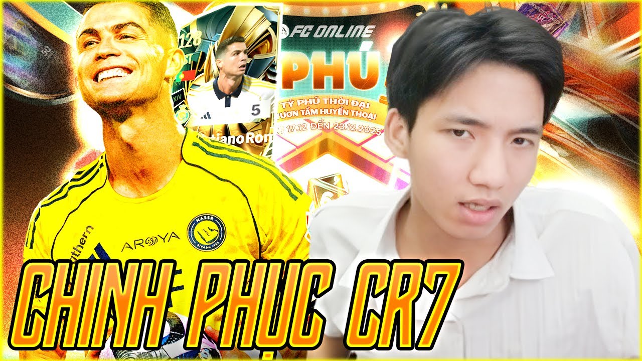 MỞ 1 V&Ograve;NG SỰ KIỆN TỈ PH&Uacute; B&Ugrave;NG NỔ VỚI M&Agrave;N CHINH PHỤC CR7 WS CỰC KHỦNG - Long Gỗ