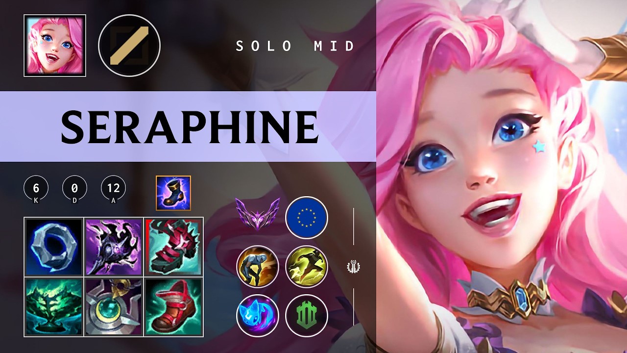Seraphine Mid vs Galio - EUW Master Patch 26.05