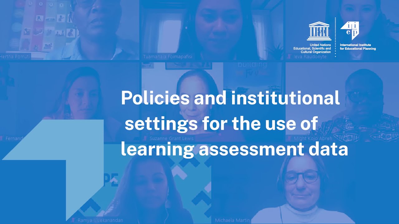 Webinar 2: Policies and institutional settings for the use of learning assessment data
