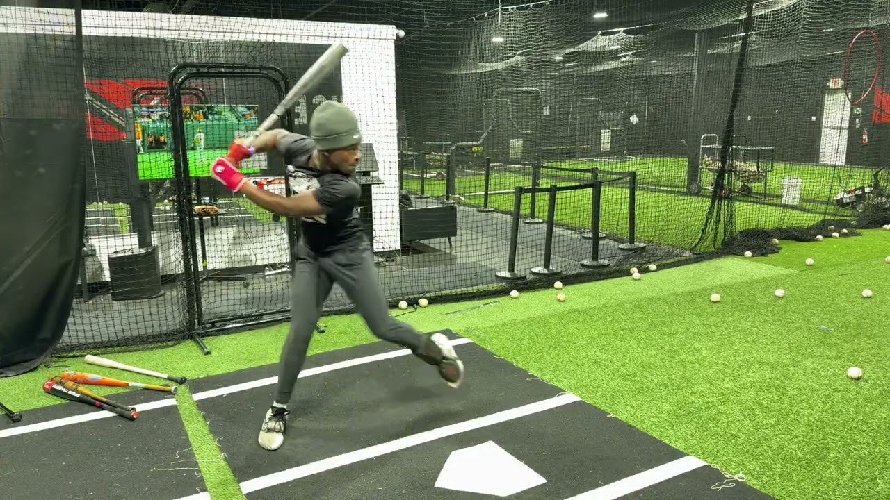 Working LF Hand Machine Angle | High Velo 95+ | DJ Thomas | 2027 CF/INF | Pro5 Academy | 2.14.25