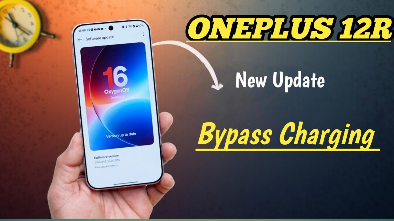 Oneplus 12R New Update | Bypass Charging Enabled | Oneplus 12R Update Detail Review | #bhaiyagtch