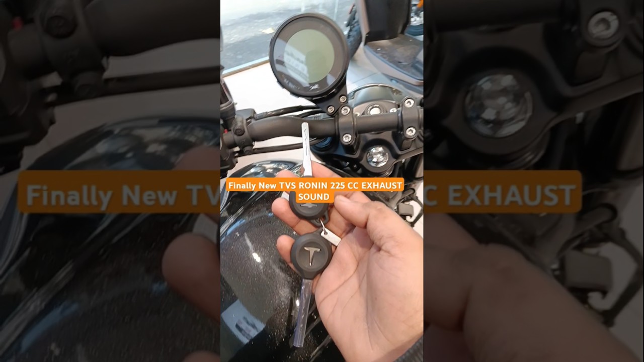Finally New TVS RONIN 225 CC LOUDER EXHAUST SOUND #ronin #tvsmotorcompany #automobile