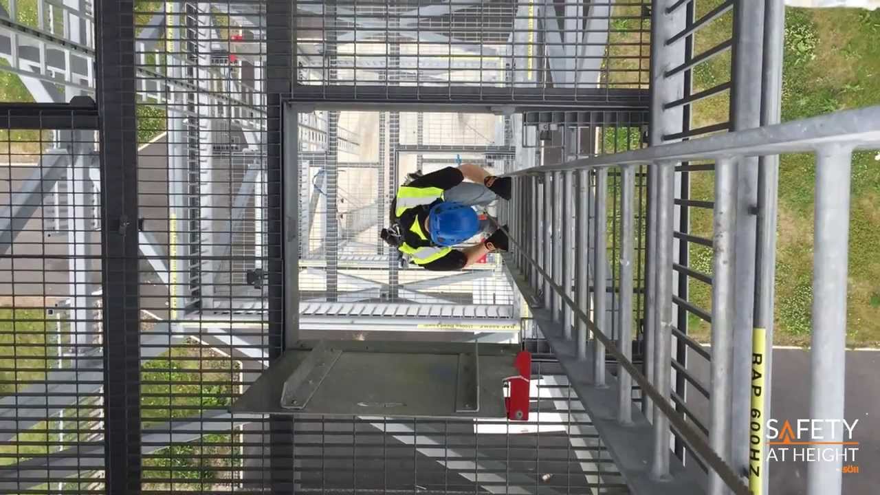 Vi-Go Vertical Fall Arrest Cable System for Existing ladder -   Safety At Height