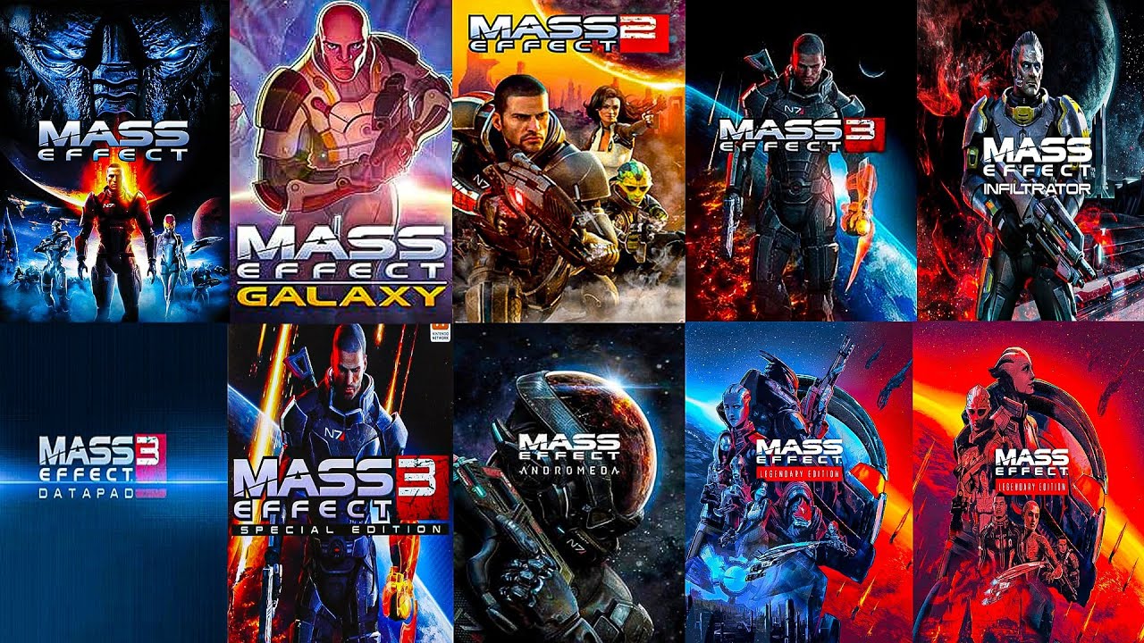 Эволюция игр MASS EFFECT (2007-2021)