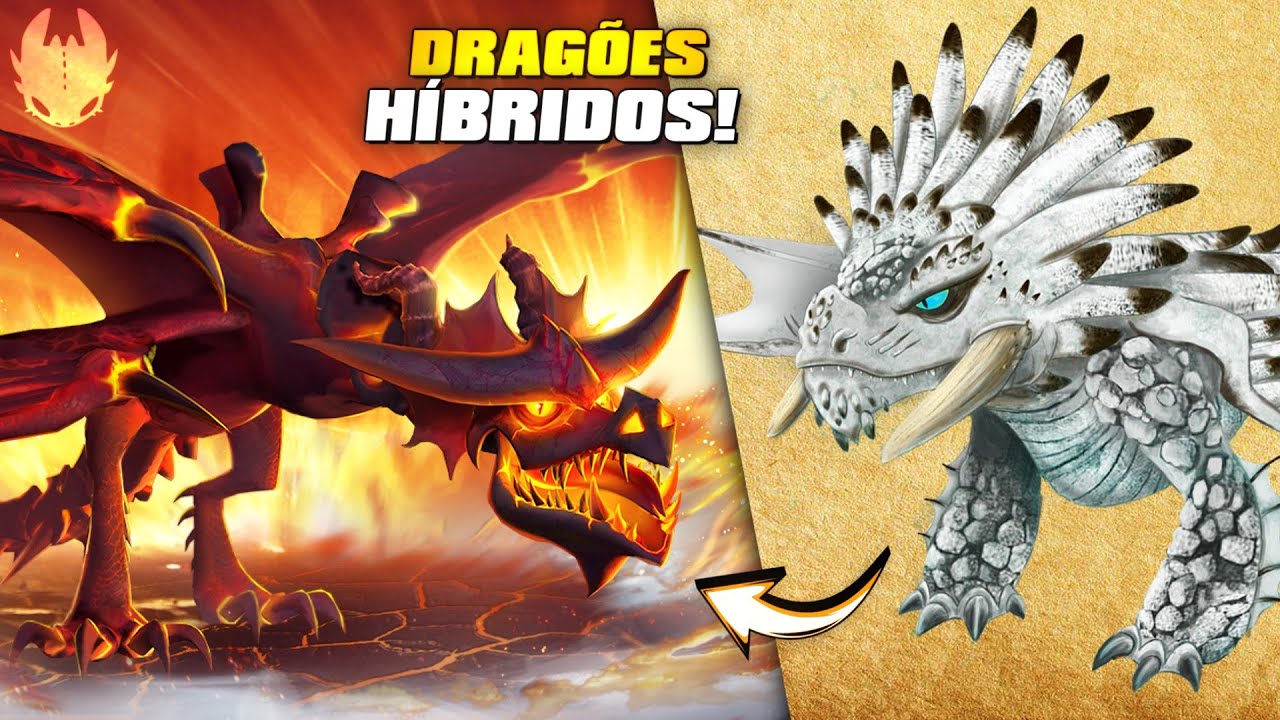 OS 10 DRAGÕES HÍBRIDOS MAIS PODEROSOS QUE EXISTEM!