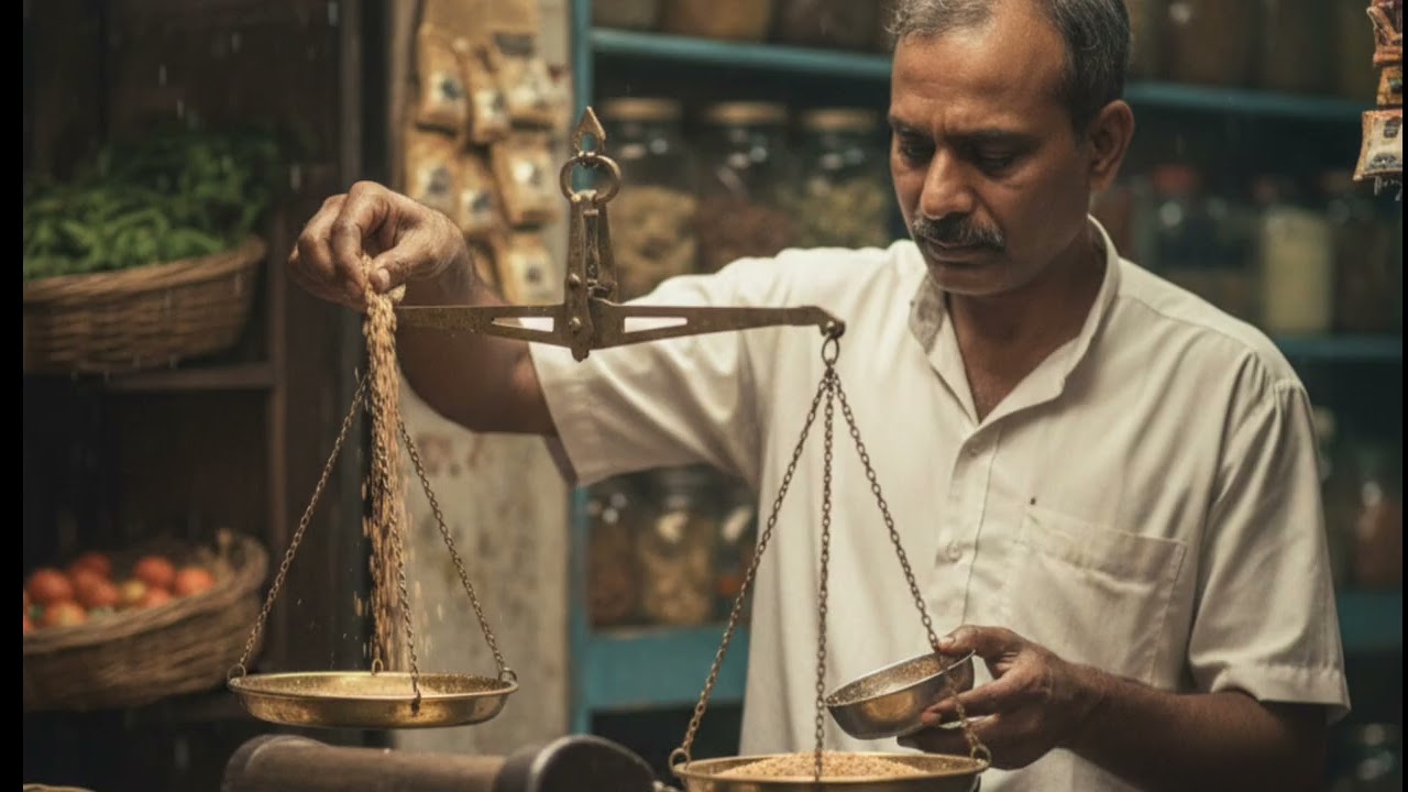 छोटी दुकान, बड़ा भरोसा गल्ले के उस पार विश्वास जहाँ मुनाफ़े से पहले इंसानियत बिकती है#trending 