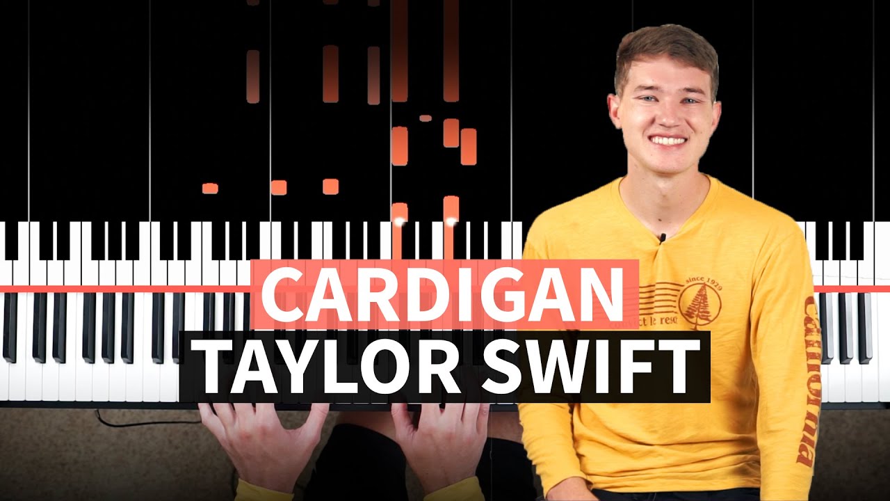 Cardigan - Taylor Swift - PIANO TUTORIAL (accompaniment)