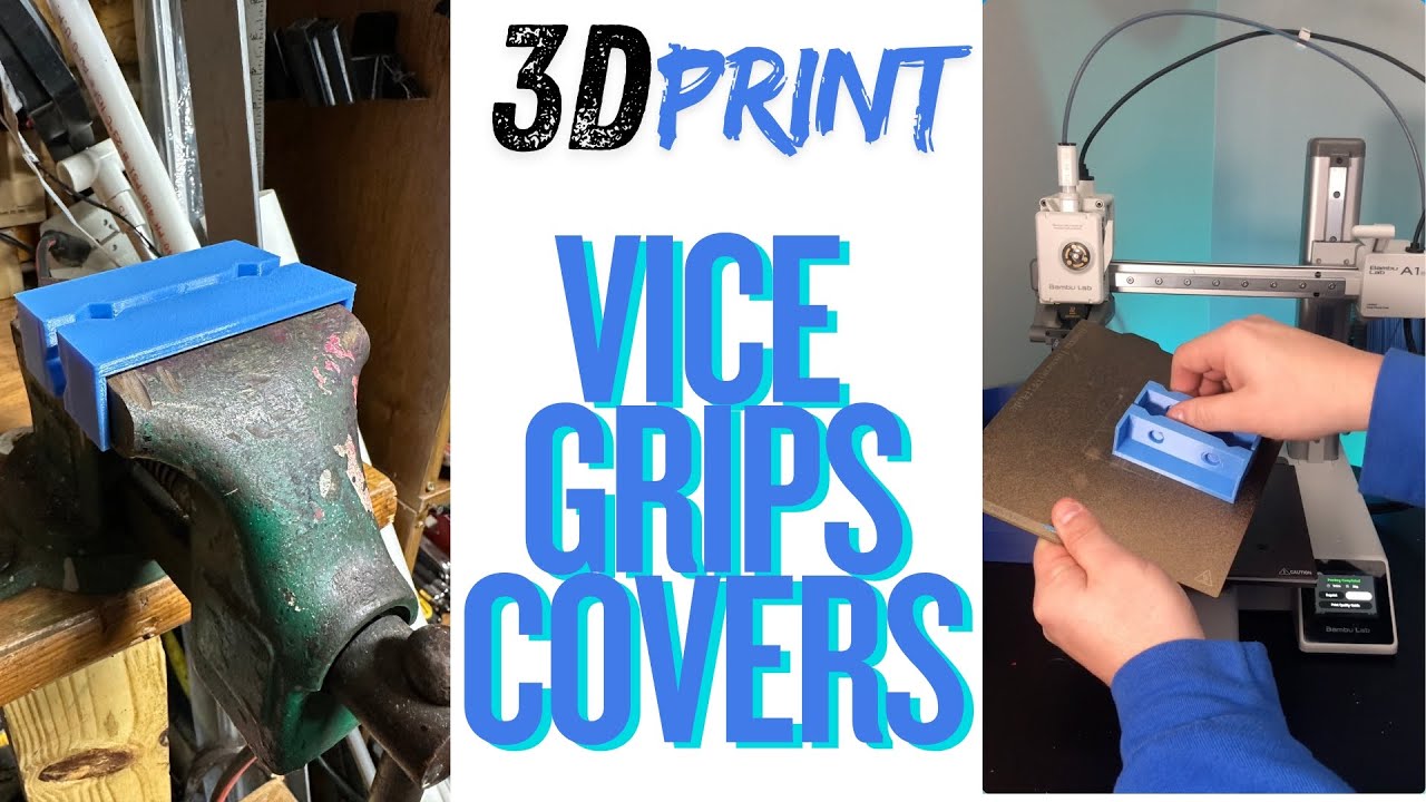 Full Length - 3D Printing Everyday: Day 33 of 365 &ndash; TPU Vice Grip Covers Magnetized Soft Jaws
