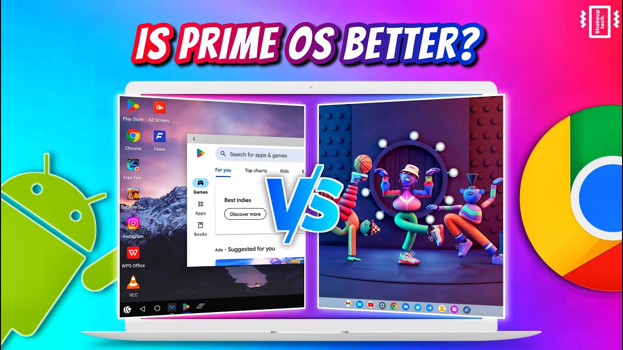 Prime OS vs Chrome OS Flex: Performance, Apps, & Customization Face-Off!