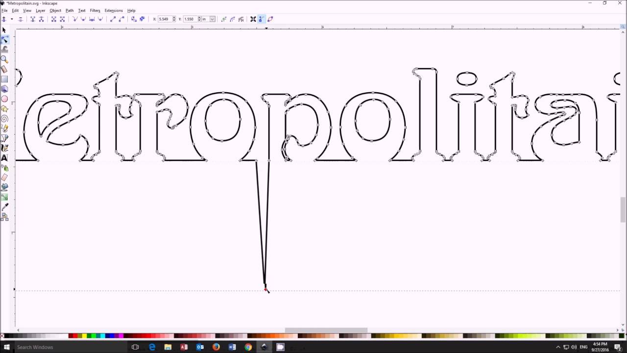 Inkscape Tutorial:  using the difference command to join paths