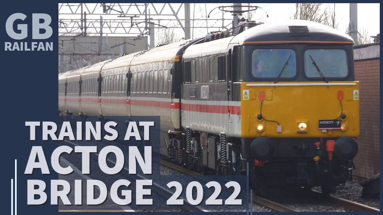 Trains at Acton Bridge, WCML - 26/02/2022