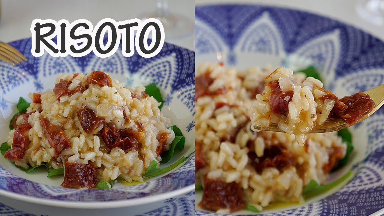 RISOTO DE TOMATE SECO COM RÚCULA I Caldo de Legumes Caseiro I Receitas e Temperos