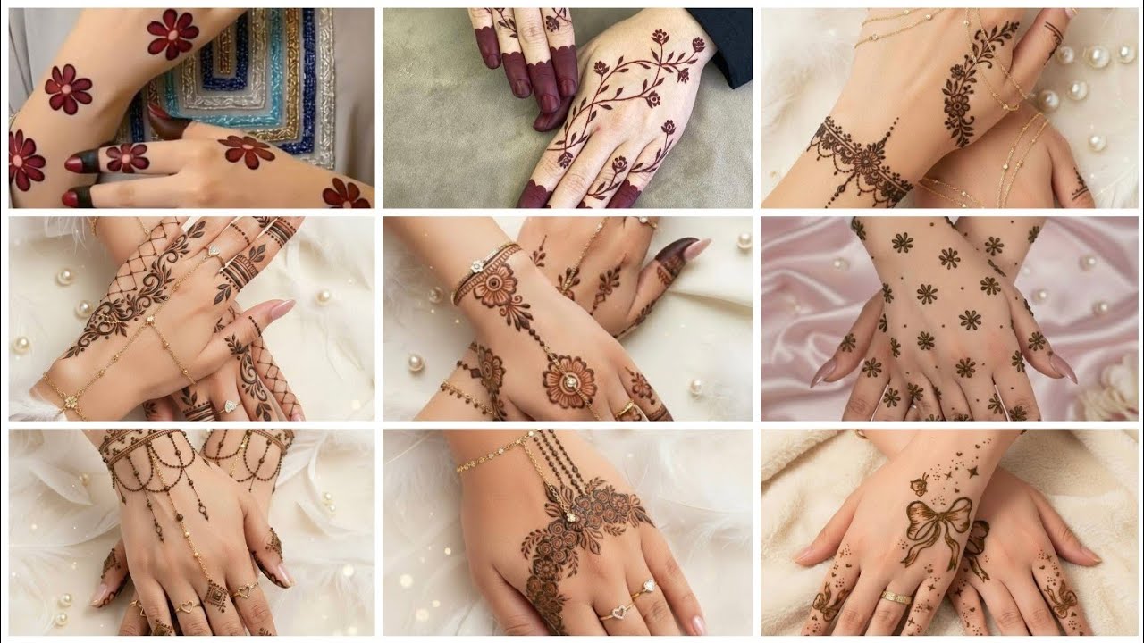 ঈদ স্পেশাল 25টি Minimal Mehendi Designs | Simple & Elegant Henna