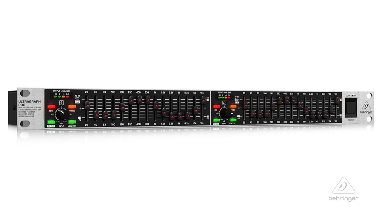 ULTRAGRAPH PRO FBQ1502HD High-Definition 15-Band Stereo Graphic Equalizer
