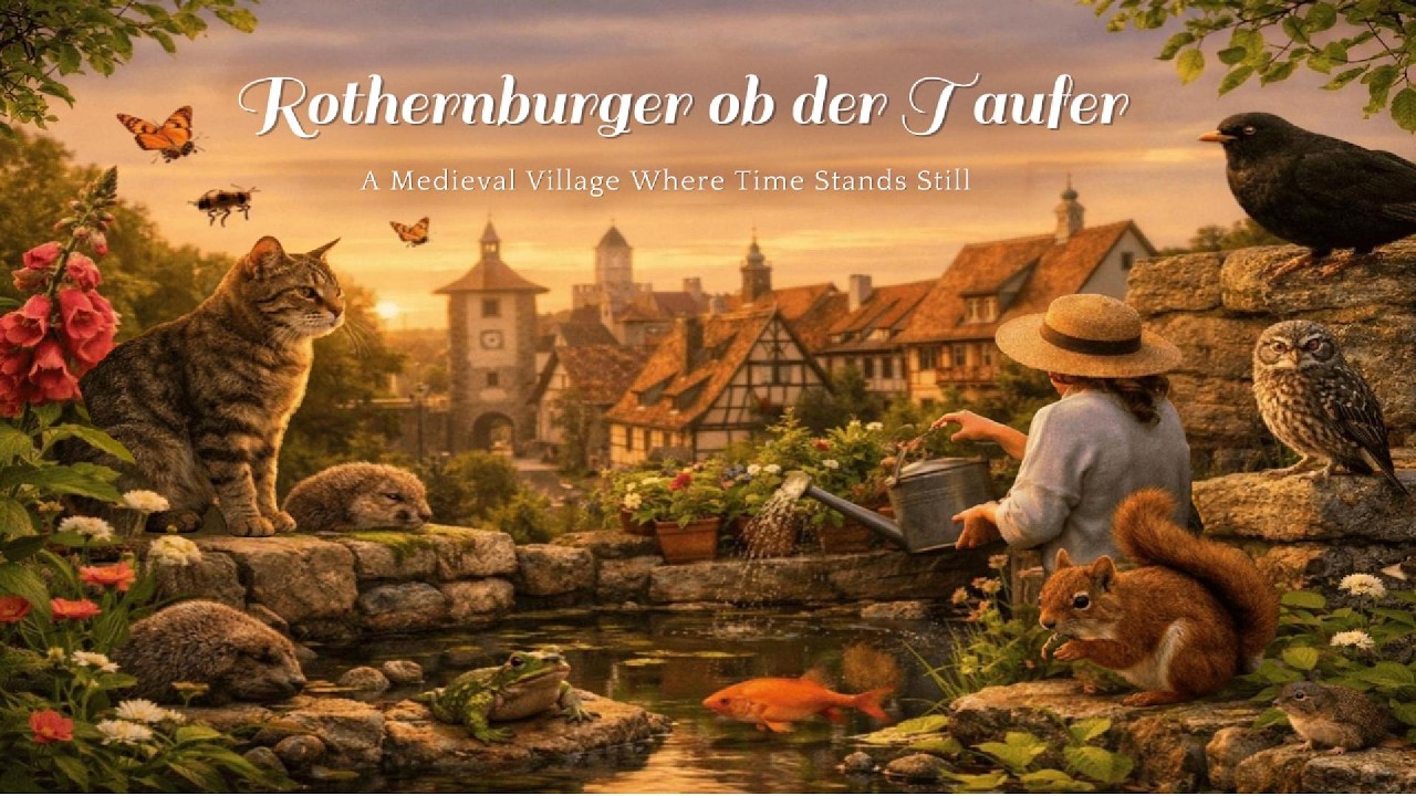 Rothenburg ob der Tauber, Germany Slow Life Inside a Living Medieval Village