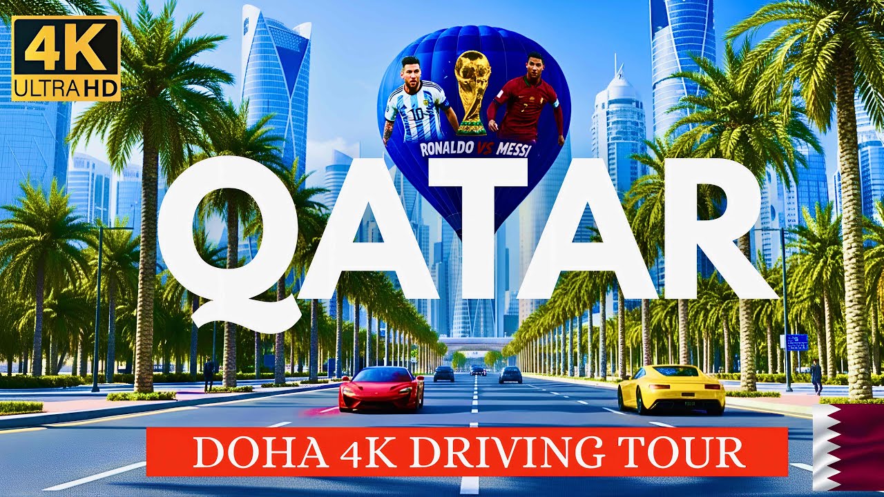 Doha, Qatar 2026 — Driving City Tour In 4K 