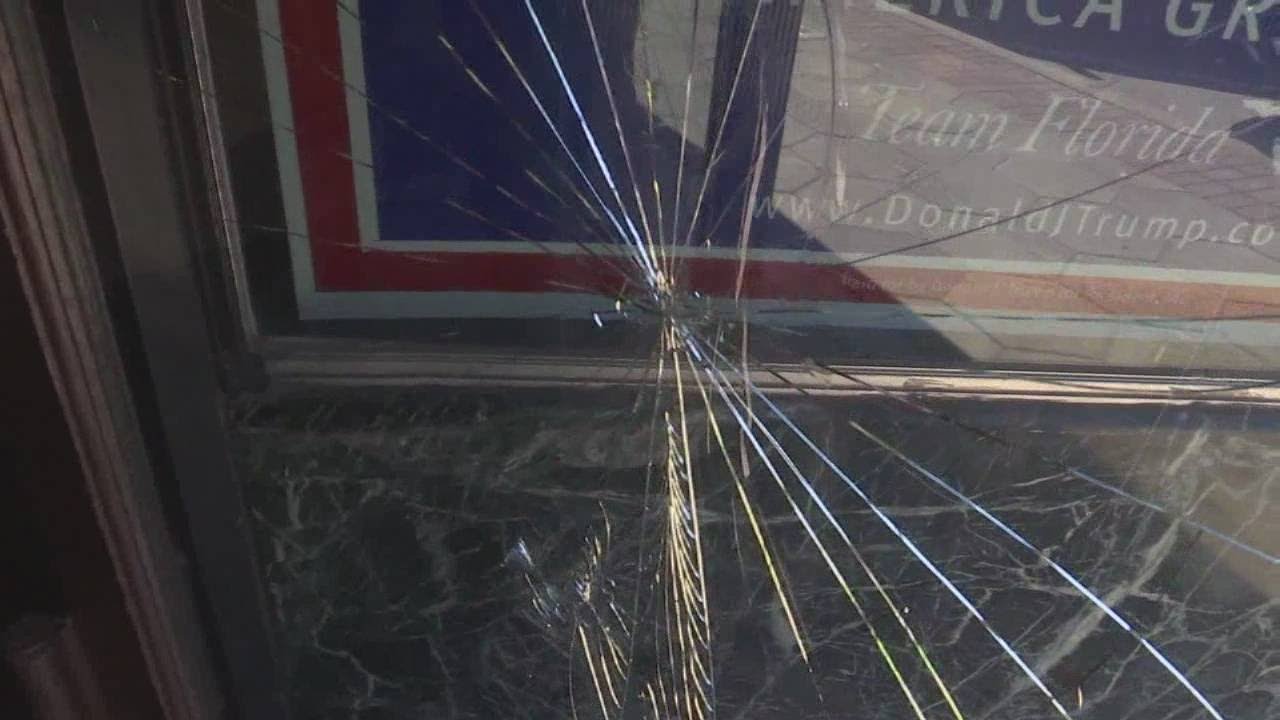 Jax Trump HQ vandalized