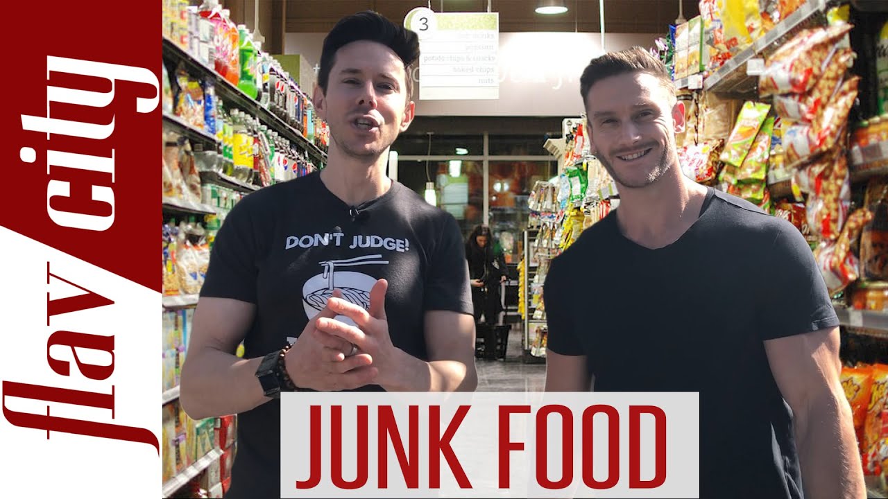 Top 10 HEALTHIEST Junk Foods At The Grocery Store w/ 