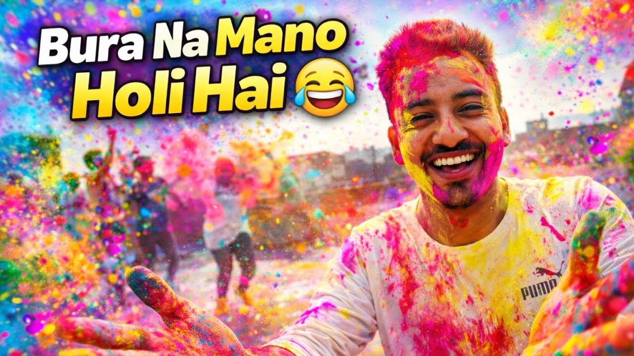 Bura na Mano Holi 🎨hai 😂 | Full masti Holi Vlog | Sanju vlogs 