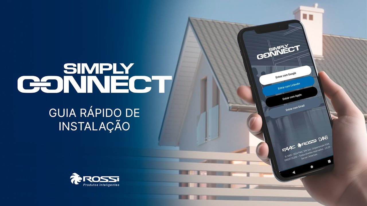 Como Instalar e Configurar o Simply Connect | Módulo WiFi Rossi para Abertura de Portão